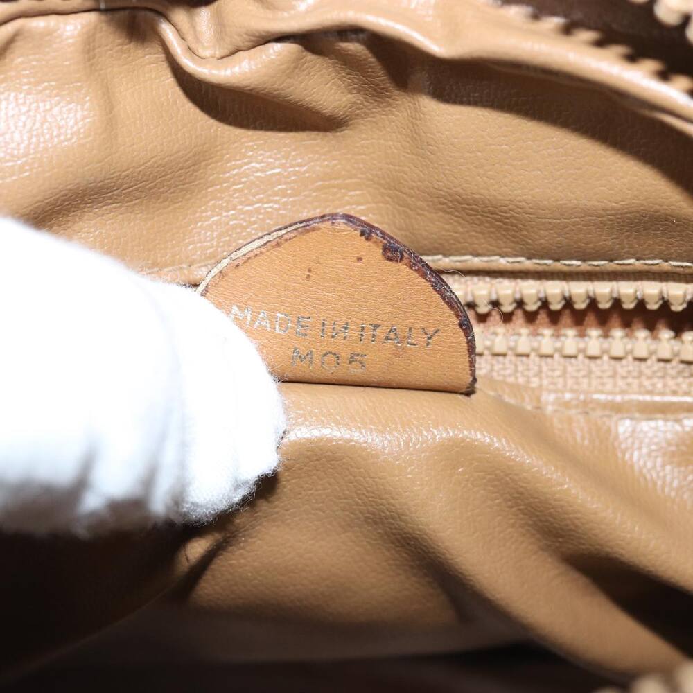 CELINE Macadam Canvas Shoulder Bag Beige - Picture 12 of 16